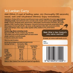 Real Meals Sri Lankan Curry