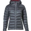 Womens Jackets Rab Electron Womens Jacket, Graphene/Peony