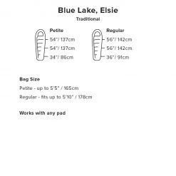 Big Agnes Elsie -9C (FireLine-Pro) Womens Sleeping Bag