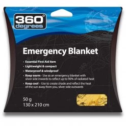 Tools / Accessories 360 Degrees Emergency Blanket