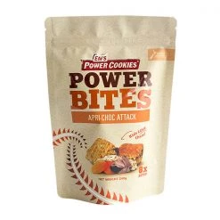 CookieTime Em's Power Bites Pouch, Apri-Choc Attack, 8 X 30g Each Snacks