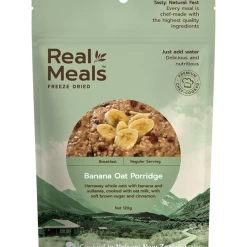 Food Real Meals Banana Oat Porridge