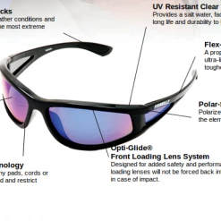 FishGillz Floating Sunglasses Pacifica Blue Fishing Gear