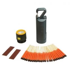 Fire Starting Gear UCO Firefly LED Match Case, Flashlight + Matches