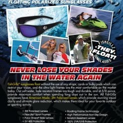 FishGillz Floating Sunglasses Riptide Blue Lens Fishing Gear