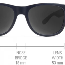 Accessories Knockaround Fort Knocks Polarized Sunglasses, Frosted Navy Fade