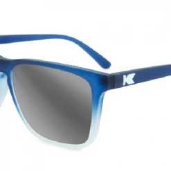 Accessories Knockaround Fast Lane Polarized Sunglasses, Frosted Rubber Blue Ice