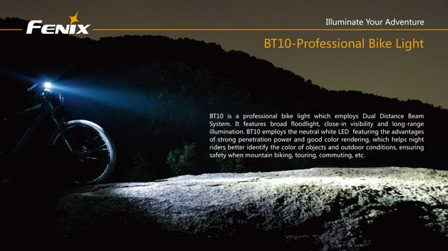 Fenix BT10 350 Lumen Bike Light