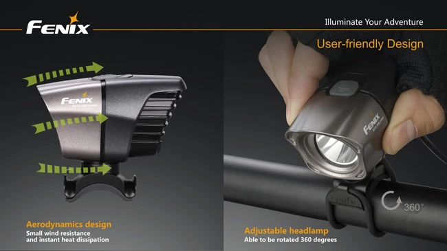 Fenix BT10 350 Lumen Bike Light