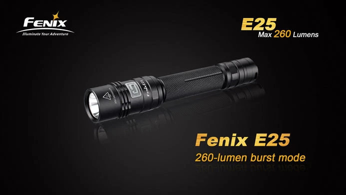 Fenix E25 260 Lumen Flashlight Camp / Tramp