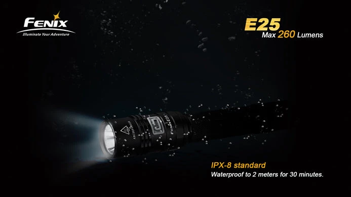 Fenix E25 260 Lumen Flashlight Camp / Tramp