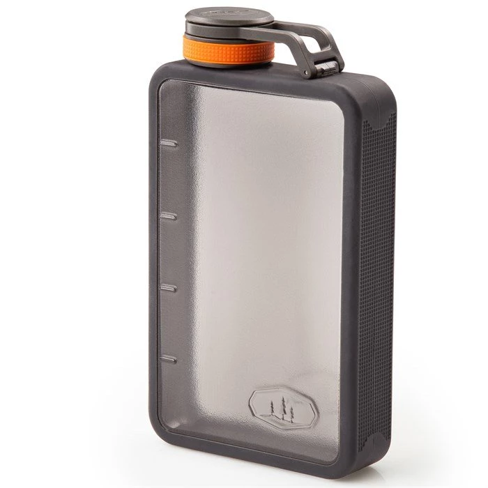 Camp Kitchen GSI Boulder 10 Hip Flask, Graphite 295ml