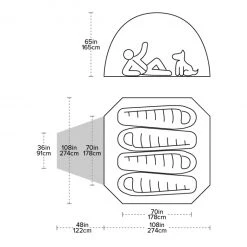 Camp / Tramp Big Agnes Guard Station 4 Mountaineering Tent