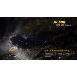 Fenix HL60R 950 Lumens USB Rechargeable Headlamp Camp / Tramp