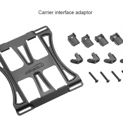 Ibera PakRak MultiMount Commuter Bag Blk (Inc Adaptor) Bike