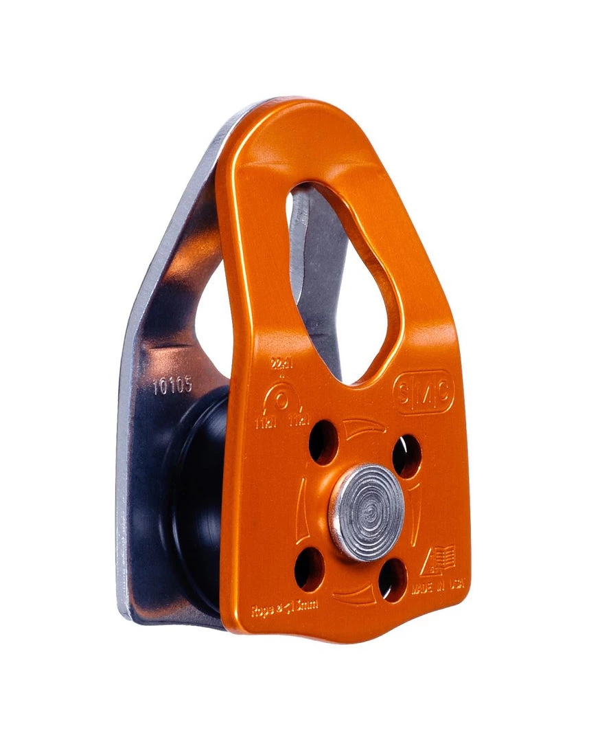 SMC CRx Micro Rescue Pulley Orange Hardware