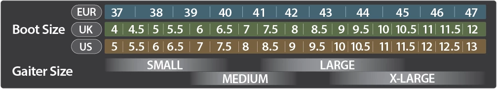 Sea To Summit Quagmire Canvas Gaiters Clothing