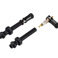 Bike Accessories Granite Designs CNC Valve Stem / Cap Pair With Valve Core Removing Function