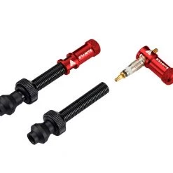 Bike Accessories Granite Designs CNC Valve Stem / Cap Pair With Valve Core Removing Function