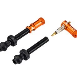 Bike Accessories Granite Designs CNC Valve Stem / Cap Pair With Valve Core Removing Function