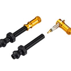 Bike Accessories Granite Designs CNC Valve Stem / Cap Pair With Valve Core Removing Function