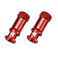 Granite Designs Juicy Nipple CNC Valve Cap Pair With Valve Core Removing Function Bike Accessories