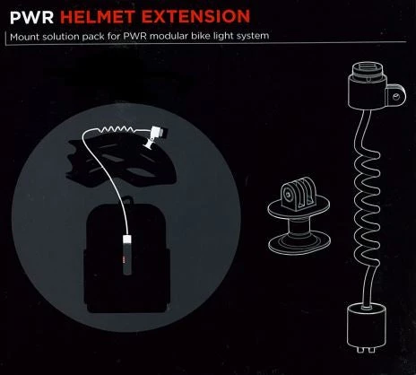 Knog PWR Helmet Extension Mount Kit