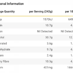 Radix Nutrition Food Radix Keto 400 Plant-Based Indian Curry