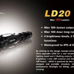 Fenix LD20 180 Lumen LED Flashlight