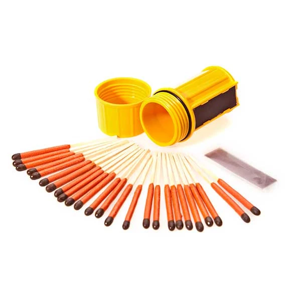 Fire Starting Gear UCO Stormproof Matches In Container Yellow