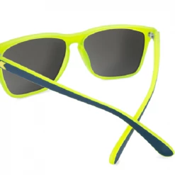 Accessories Knockaround Fast Lane Polarized Sunglasses, Matte Navy & Neon Yellow