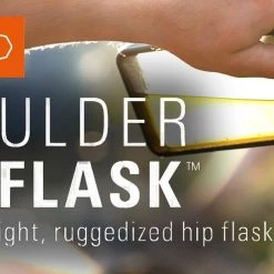 Camp Kitchen GSI Boulder 10 Hip Flask, Graphite 295ml