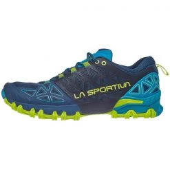 La Sportiva Bushido Ll Mens Running Shoe, Opal-Apple Green Clothing