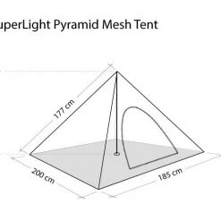 Camp / Tramp DD Hammocks Superlight Pyramid Mesh Tent