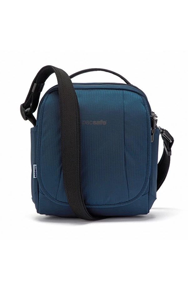 Pacsafe Metrosafe LS200 Econyl Recycled Shoulder Bag, Deep Ocean Travel