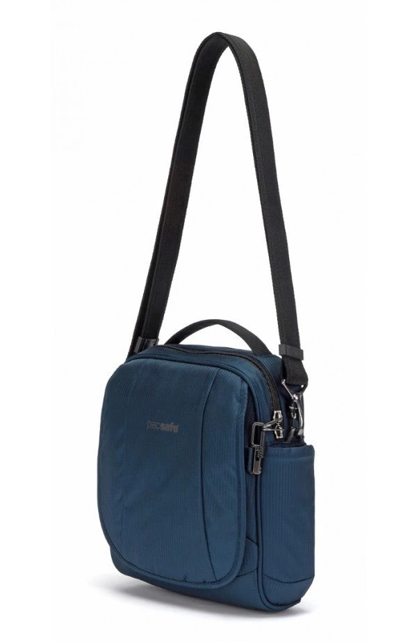 Pacsafe Metrosafe LS200 Econyl Recycled Shoulder Bag, Deep Ocean Travel