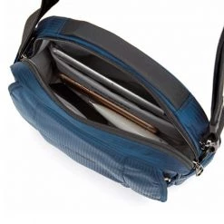 Pacsafe Metrosafe LS200 Econyl Recycled Shoulder Bag, Deep Ocean Travel