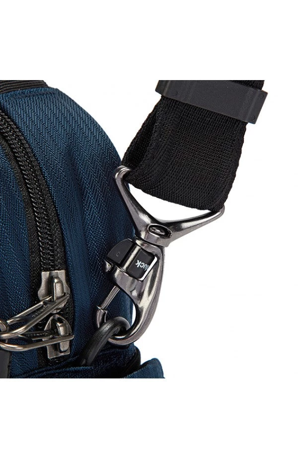 Pacsafe Metrosafe LS200 Econyl Recycled Shoulder Bag, Deep Ocean Travel