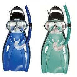 Mirage Mission Mask, Snorkel & Fin Set