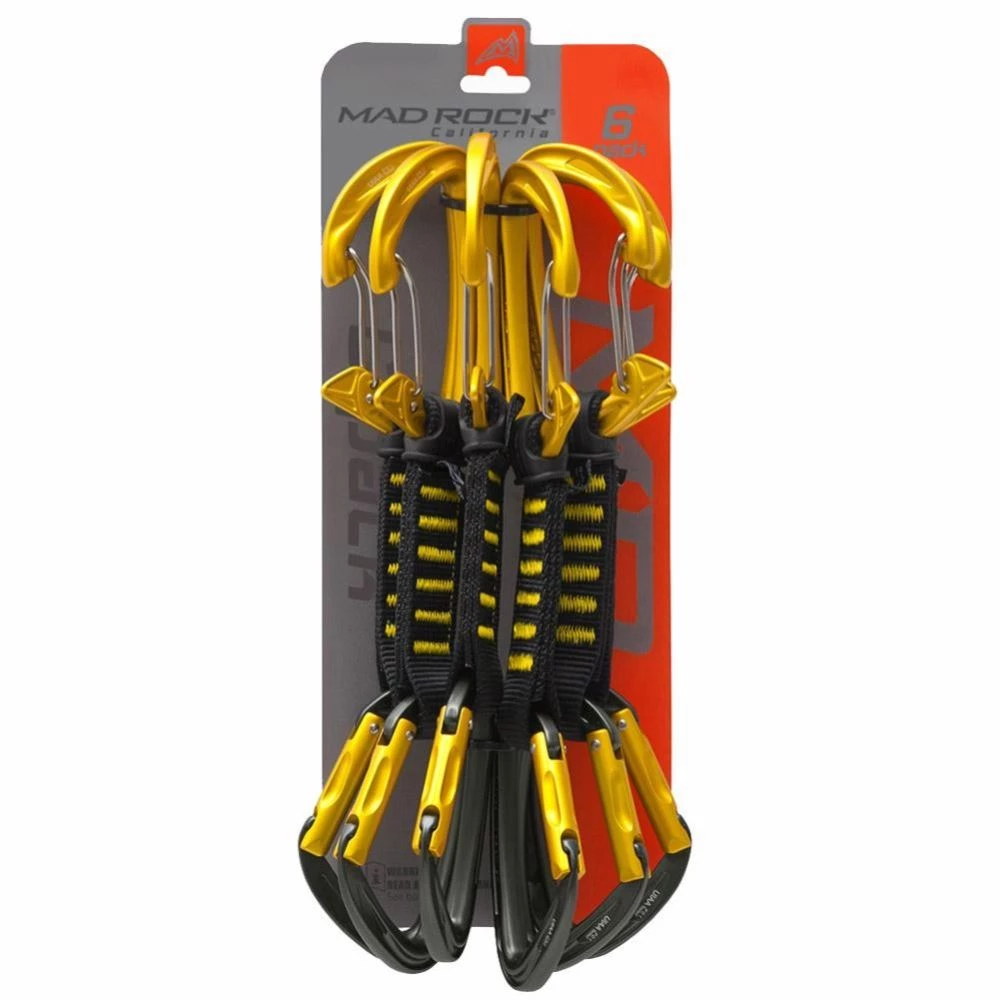 Mad Rock Angler 4" Quickdraws 6 Pack