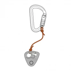 Petzl Nano Ultra-lightweight Traxion Pulley, Gold