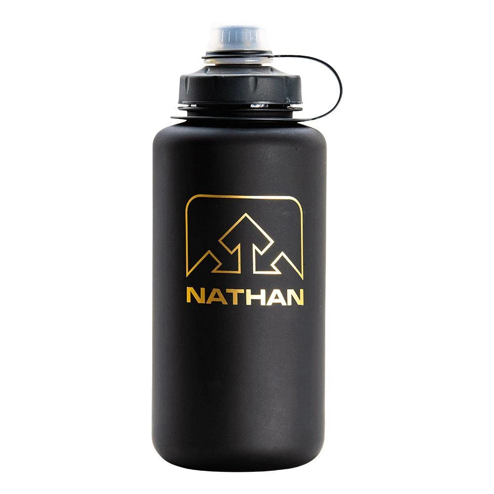 Nathan BigShot Bottle 1L Black/Gold Hydration