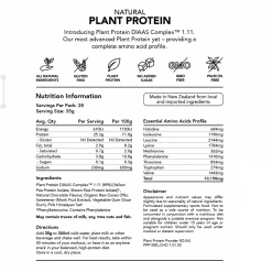 Radix Nutrition Radix Natural Plant Protein Powder, 1kg Food
