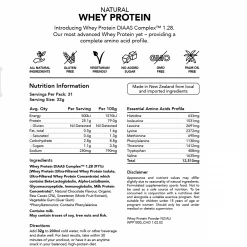 Radix Nutrition Radix Natural Whey Protein Powder, 1kg Food