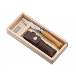 Tools / Accessories Opinel 8VRI Olive Wood Knife With Sheath & Gift Box