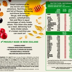 CookieTime Snacks OSM Cranberry With Blackcurrant Bar, 170g, 2 Pack