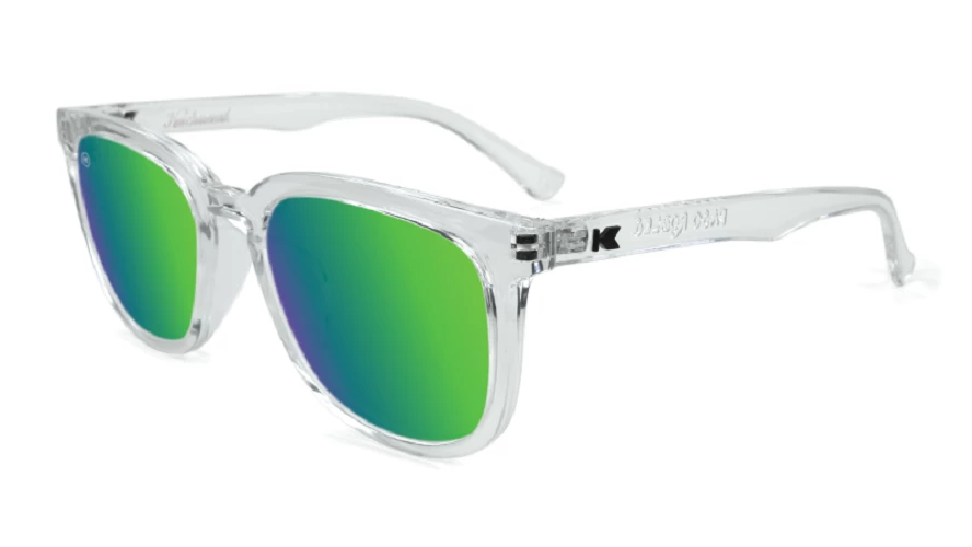 Knockaround Paso Robles Polarized Sunglasses, Clear