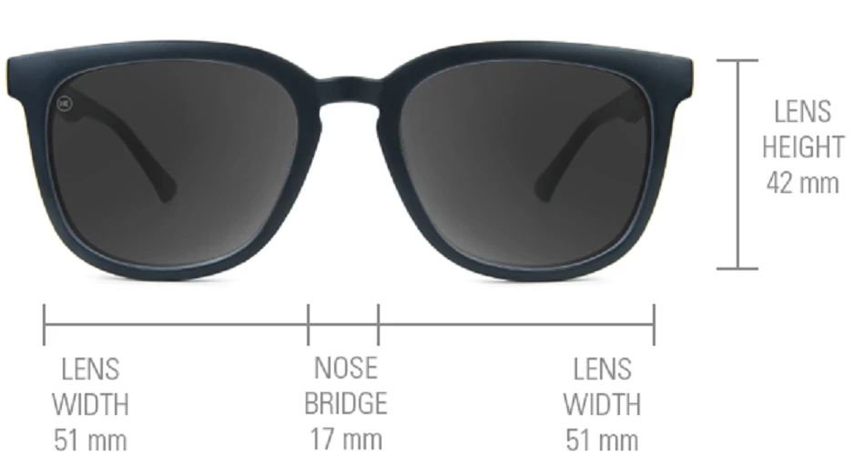 Knockaround Paso Robles Polarized Sunglasses, Clear