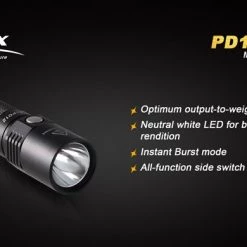 Fenix PD12 360 Lumen Flashlight Camp / Tramp