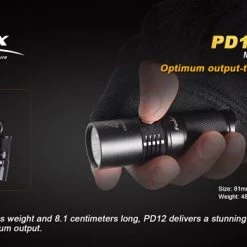 Fenix PD12 360 Lumen Flashlight Camp / Tramp